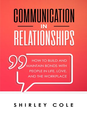 cover image of Communication In Relationships